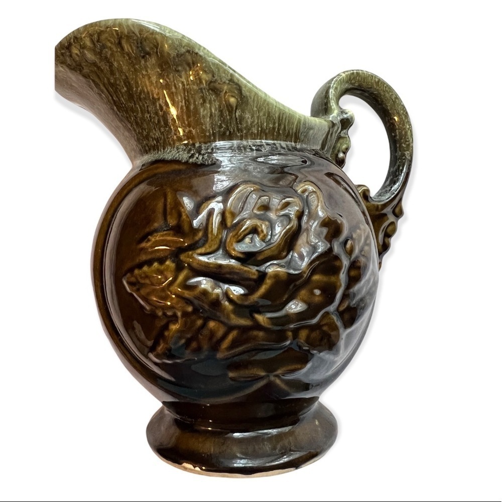 Vintage Hull A50 Green Pitcher